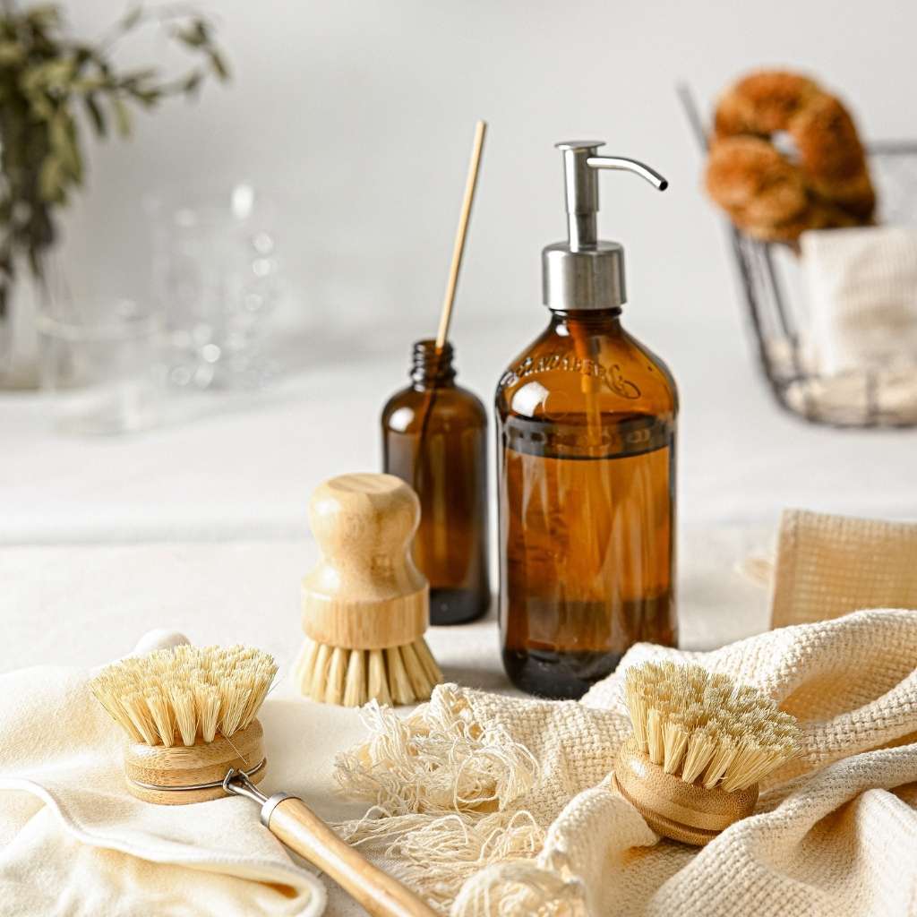 how to use bamboo dish brushes