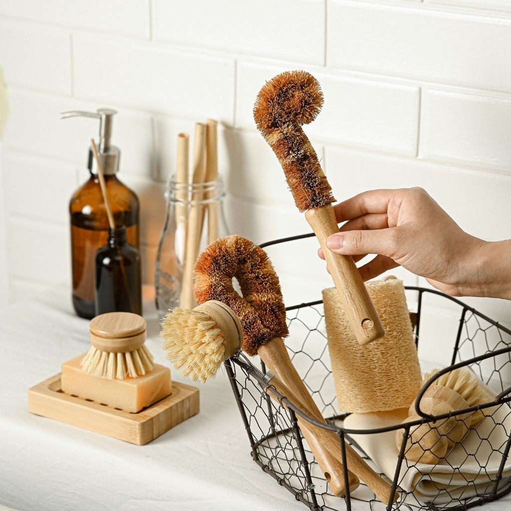 sustainable kitchen brush sets