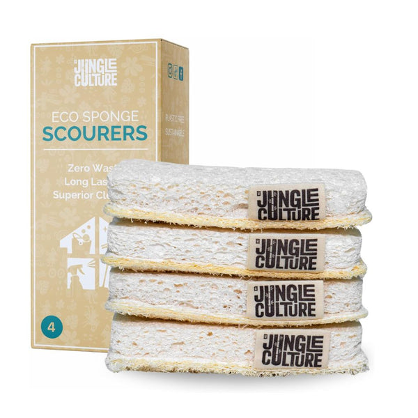 Eco Dish Sponges | Pack of 4 - Jungle Culture