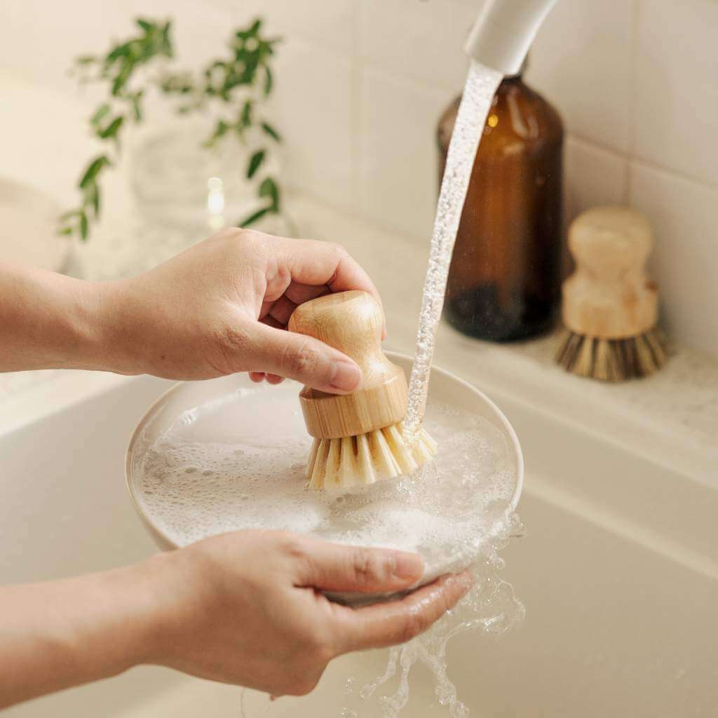 natural pot scrubbing brushes