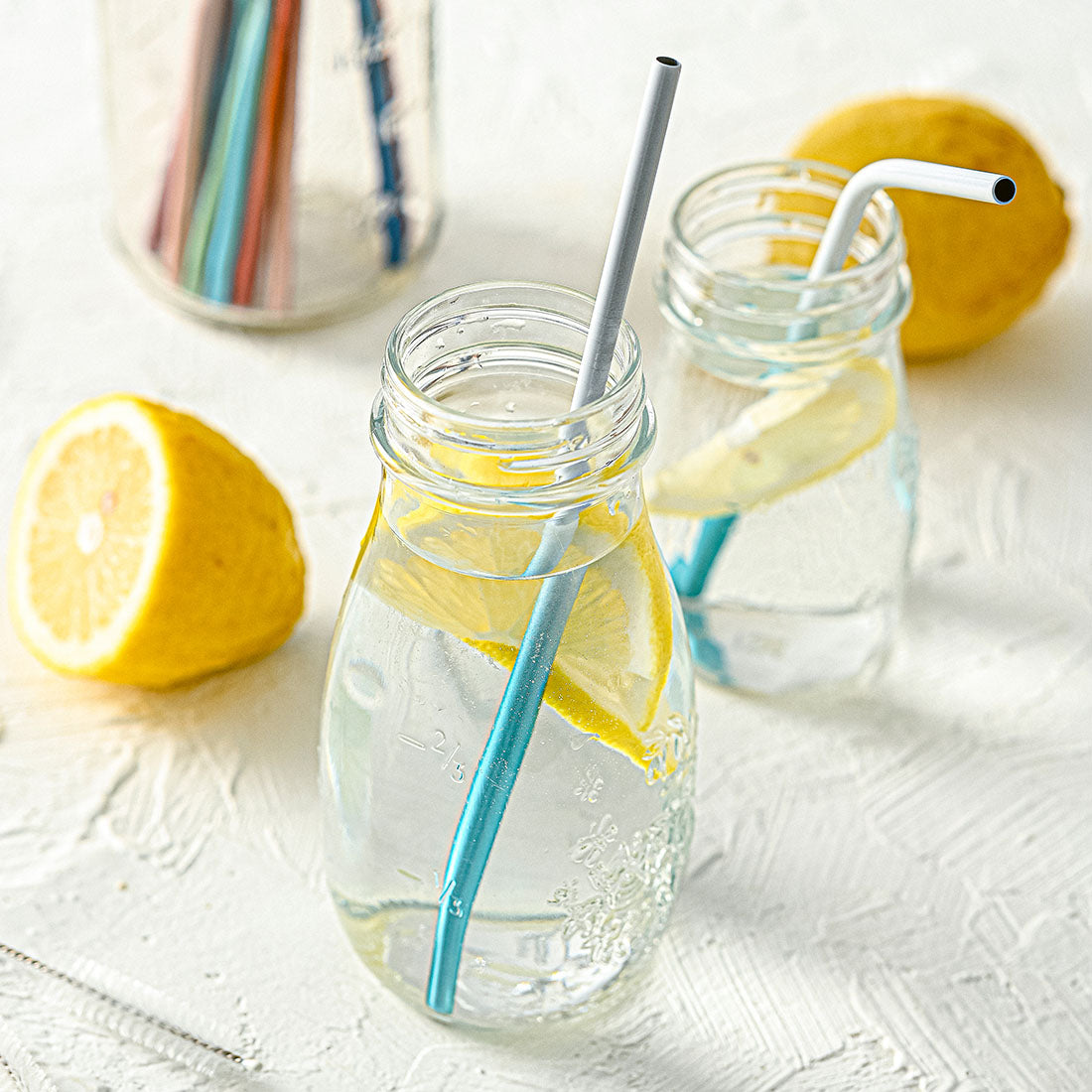 Natural Organic Straw Set
