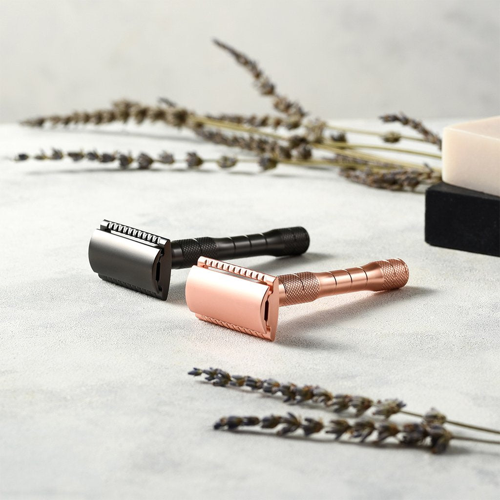 rose gold eco razor and black eco razor