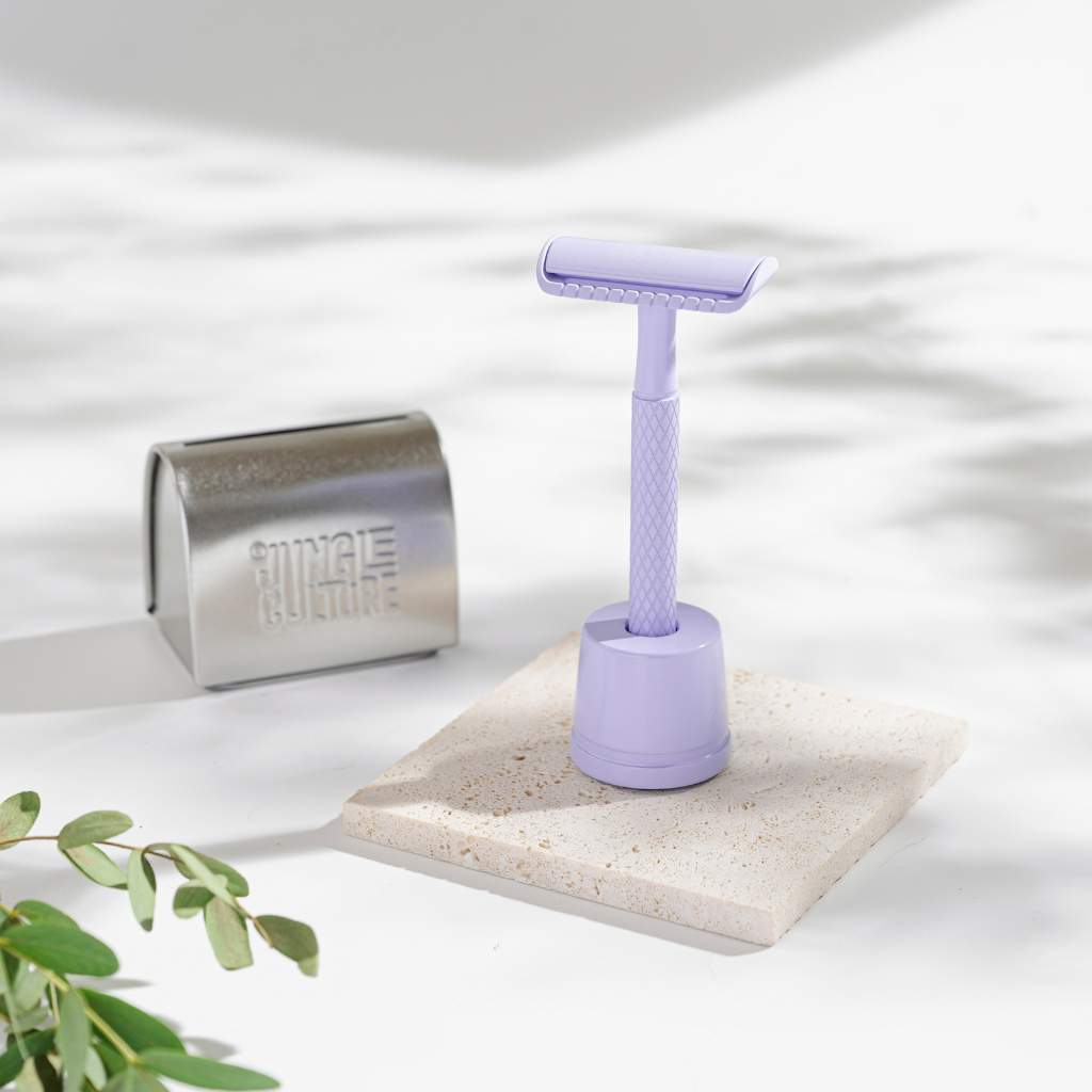 jungle culture lilac razor and stands