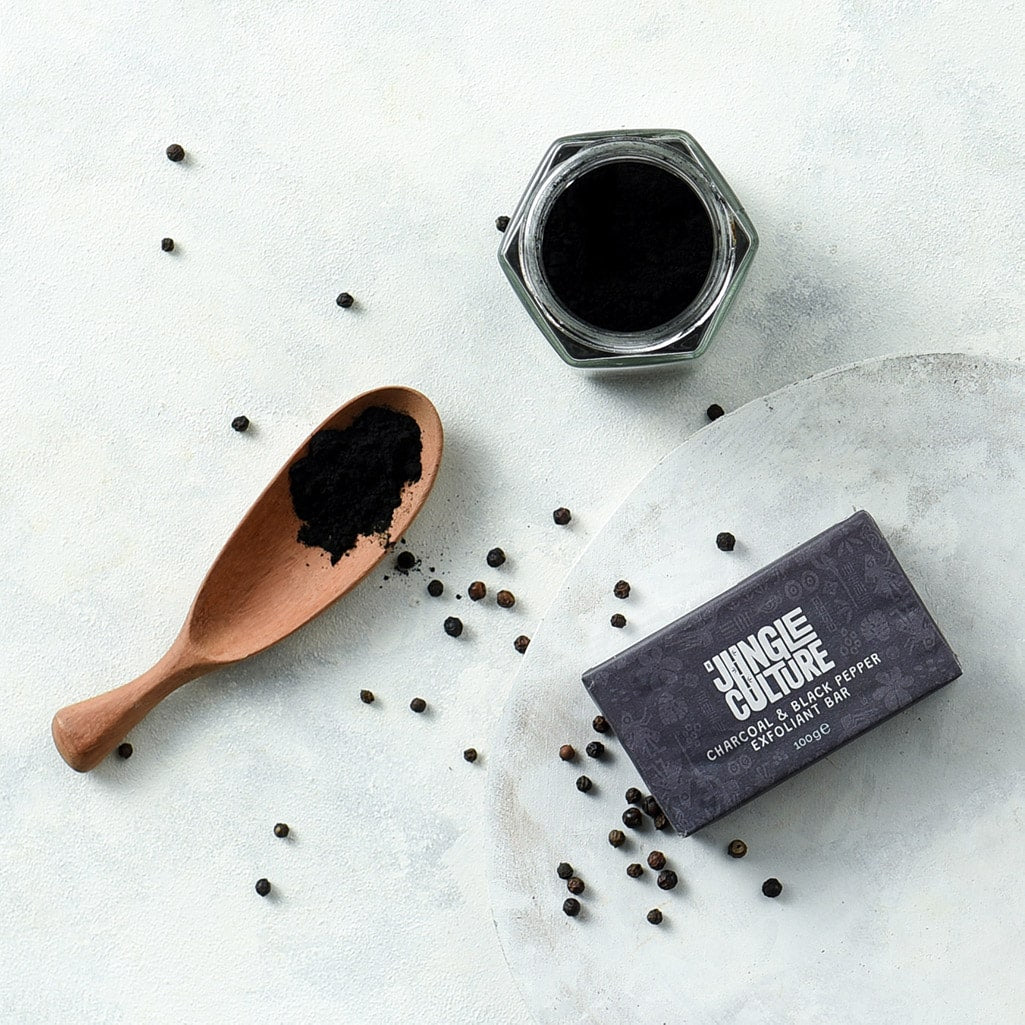 Black Charcoal Pepper Exfoliant Bar