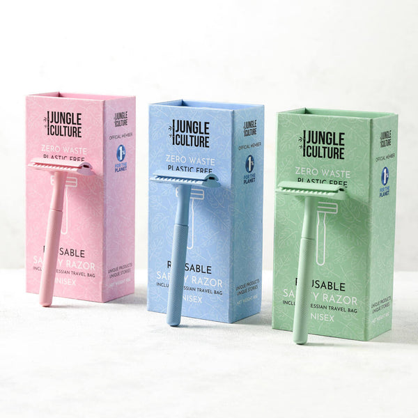 Safety Razor Assortment Reusable Safety Razors for Women & Men | Jungle Culture