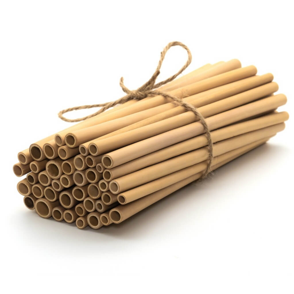 Reusable Bamboo Drinking Straws