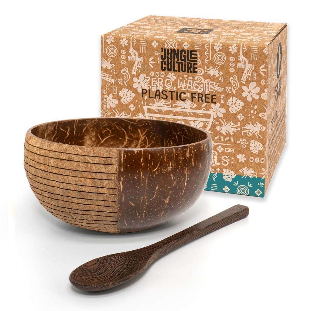 Coconut Bowl And Spoon Zero Waste Set | Jungle Culture