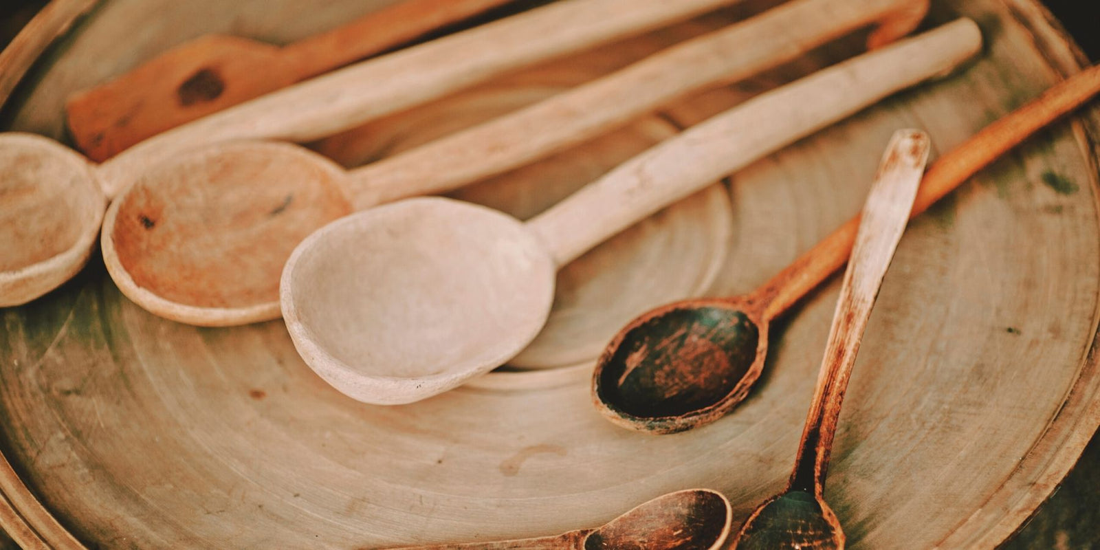 Zero Waste Wooden Cutlery Set Handmade Alternative to Bamboo