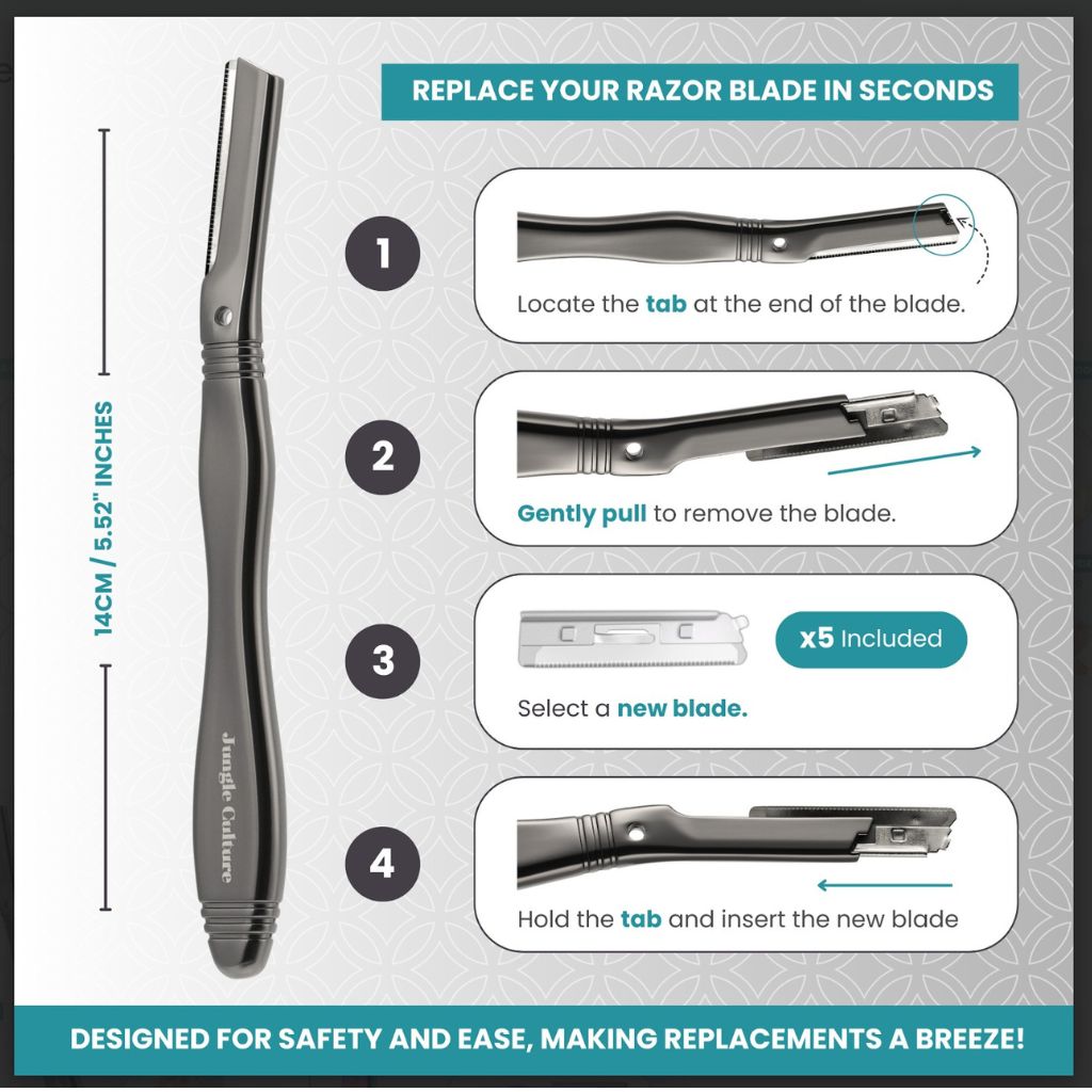 Dermaplaning Razor Blades | Eyebrow Razor Blades