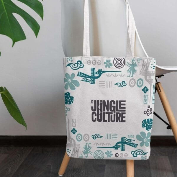 reusable shopping bag jungle culture