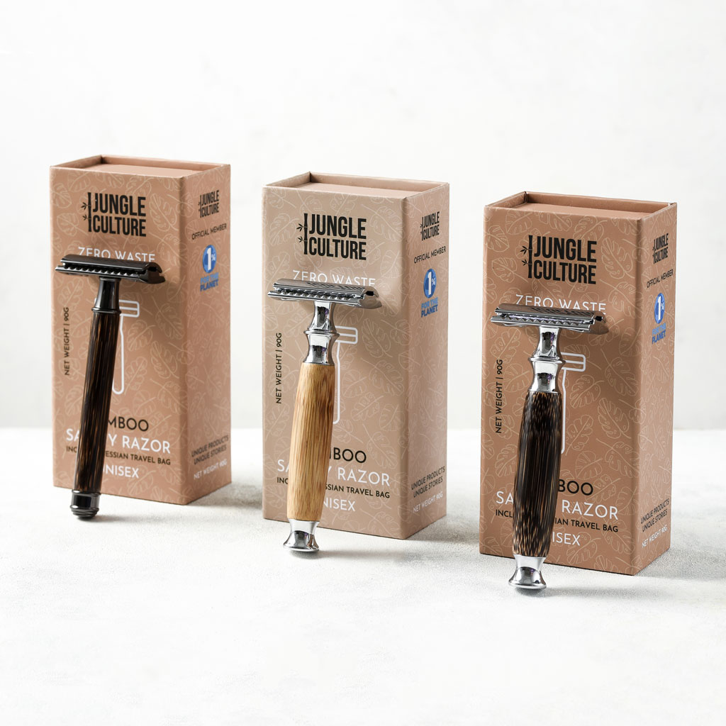 Reusable Bamboo Safety Razors by Jungle Culture