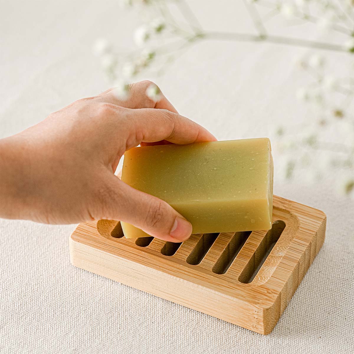 eco soap holder Soap Dish Bamboo Natural Soap
