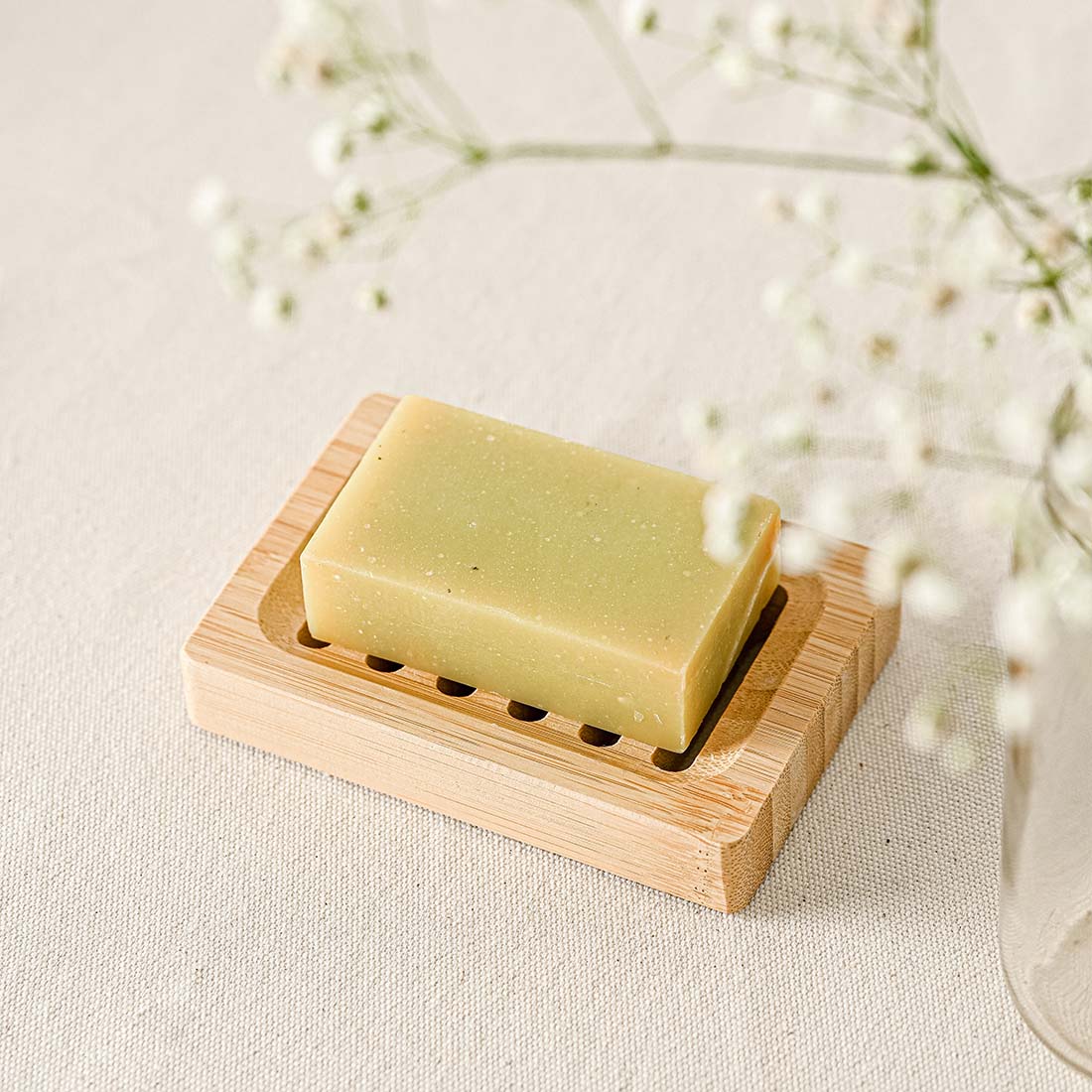 bamboo soap dish