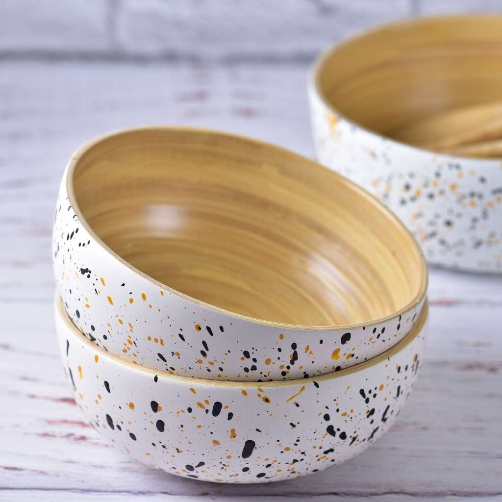 wooden snack bowls